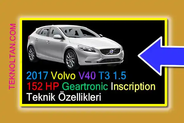 2017 Volvo V40 T3 1