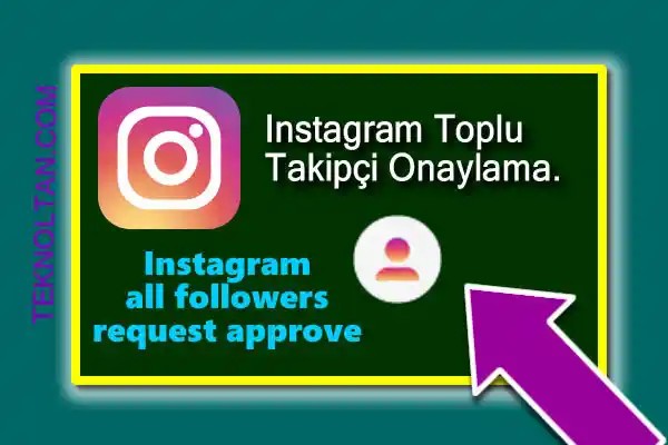 Instagram all followers request approve